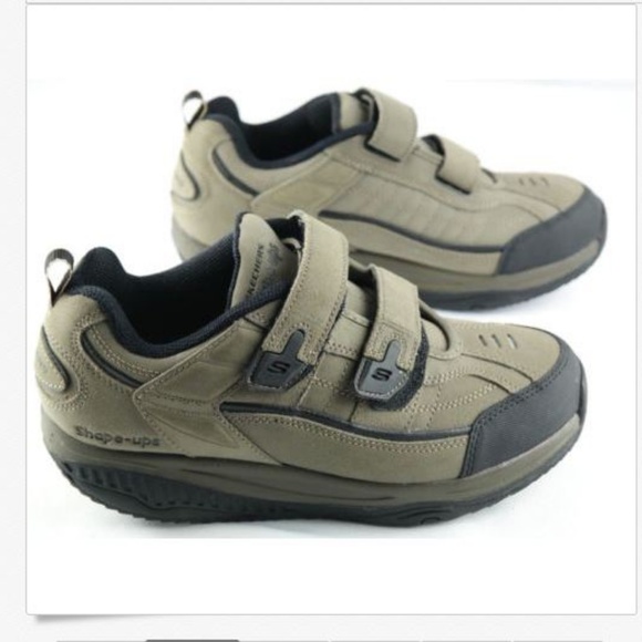 skechers shoes mens olive